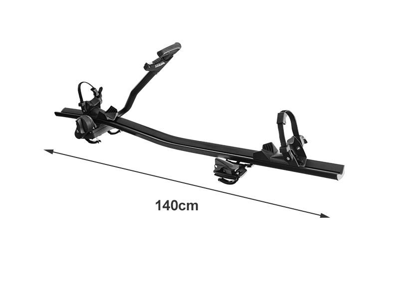 2 x Car Roof Bike Rack, Bike Carrier (Black)63779616688643114