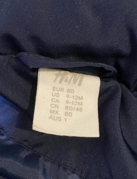 Size 9-12 months H&M padded Jacket Carousel 2