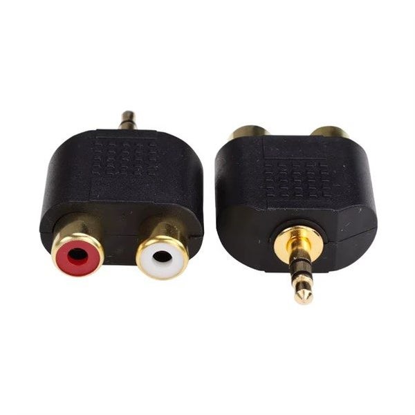 3.5mm Stereo Plug to 2 RCA Female Carousel 2
