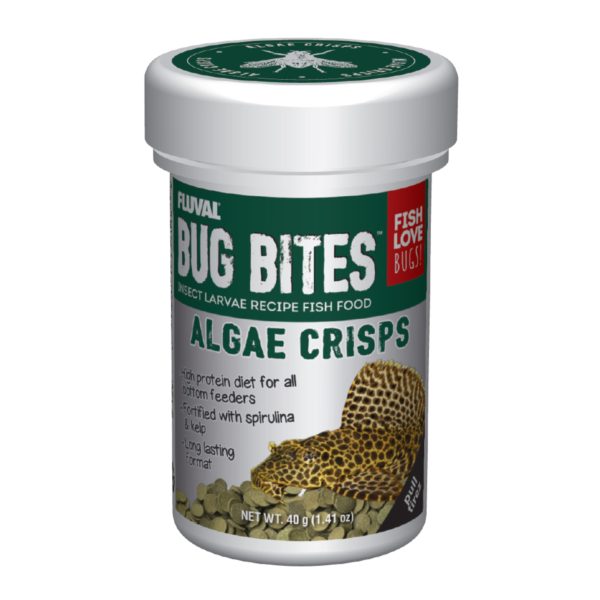 Fluval Bug Bites Algae Wafers Crisps 40gr Carousel 1