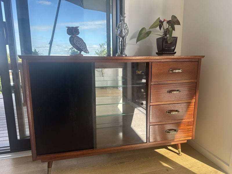 Mid-Century Retro Sideboard/ China Cabinet Carousel 2