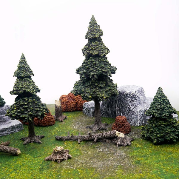 Monster Fight Club 10104 Evergreen Pine Forest Carousel 6