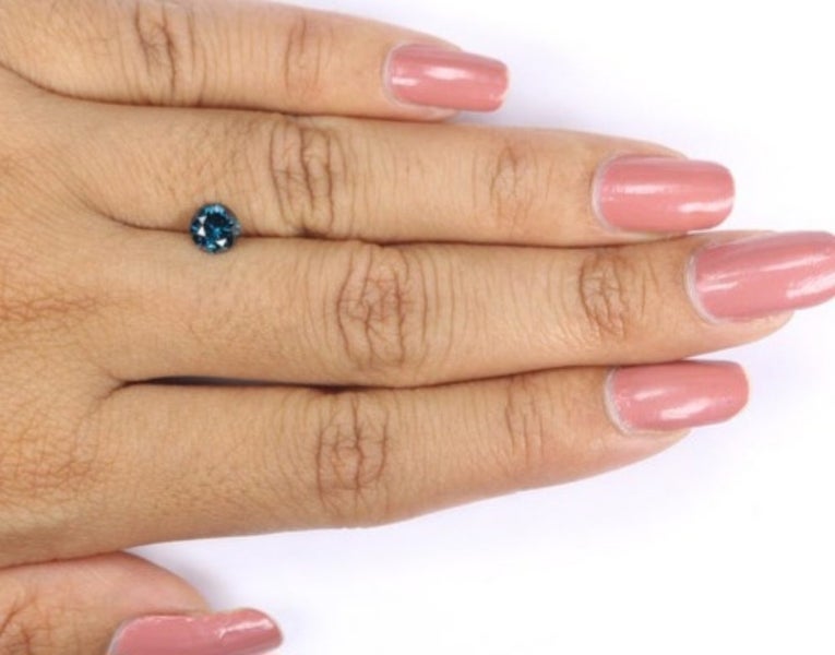 Diamond Natural Vivid Blue 0.550Ct Carousel 1