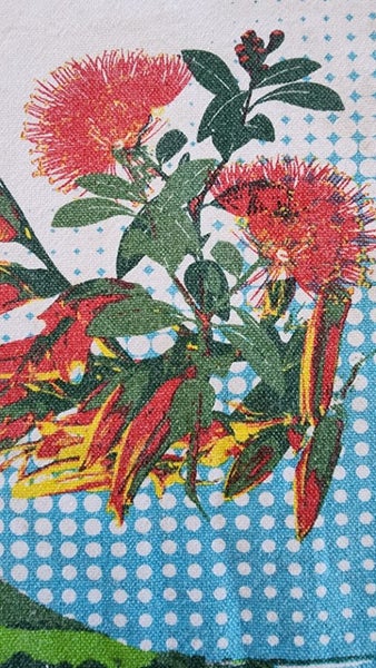 ~" Mt Maunganui New Zealand Vintage Tea Towel "~ Carousel 1