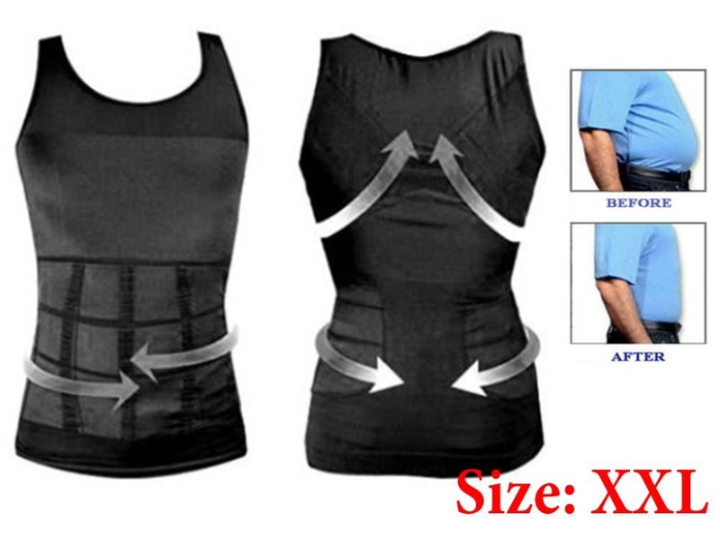 Mens Slimming Shaper Vest Abdomen Compression(XXL) Carousel 1