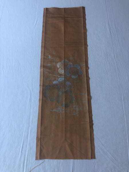 Vintage Japanese Woven Silk Fabric Piece Carousel 2