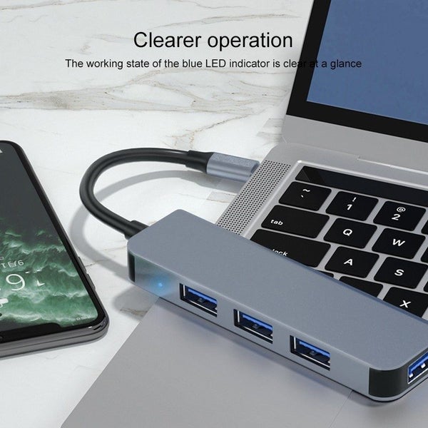 iLead 4 in 1 Type-C USB C Hub to Multi USB 3.0 Adapter Cable Docking Station Carousel 3