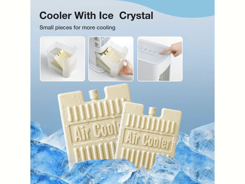 3-In-1 Air Cooler Fan - 3 Speed - Evaporative Cooling, Humidifying & Wind Modes Carousel 11