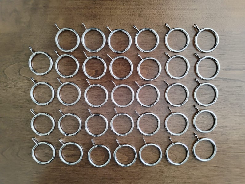 34 Metal Curtain Rings Carousel 1