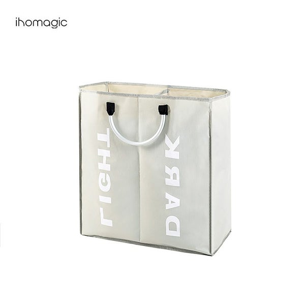 Foldable Laundry Basket Portable Storage Bag Bin with Carry Handles - NEW Carousel 1