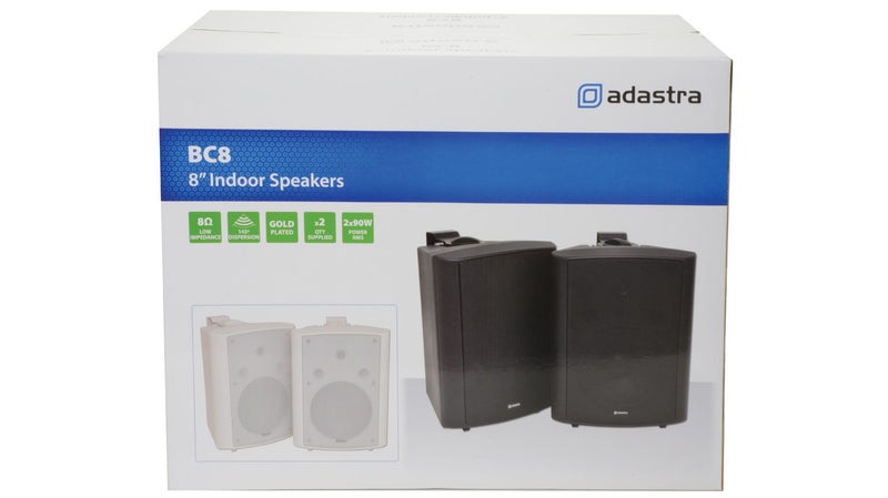 BC8B 8 inch Stereo Speakers Black Pair Carousel 5