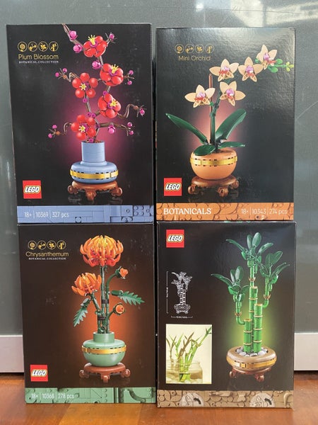 LEGO Botanicals Collections(Plum Blossom/Mini Orchid/Chrysantheum/ Lucky Bamboo) Carousel 10