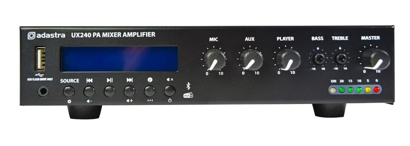 Compact 100V Mixer-Amplifier 240W Carousel 1