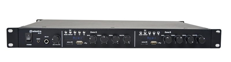 Dual Stereo Mixer-Amplifier 4 x 160W Carousel 2