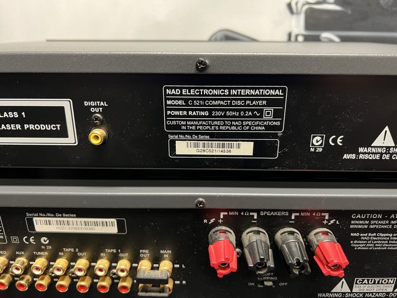 Vintage NAD - Cd & Amplifier combo Carousel 5