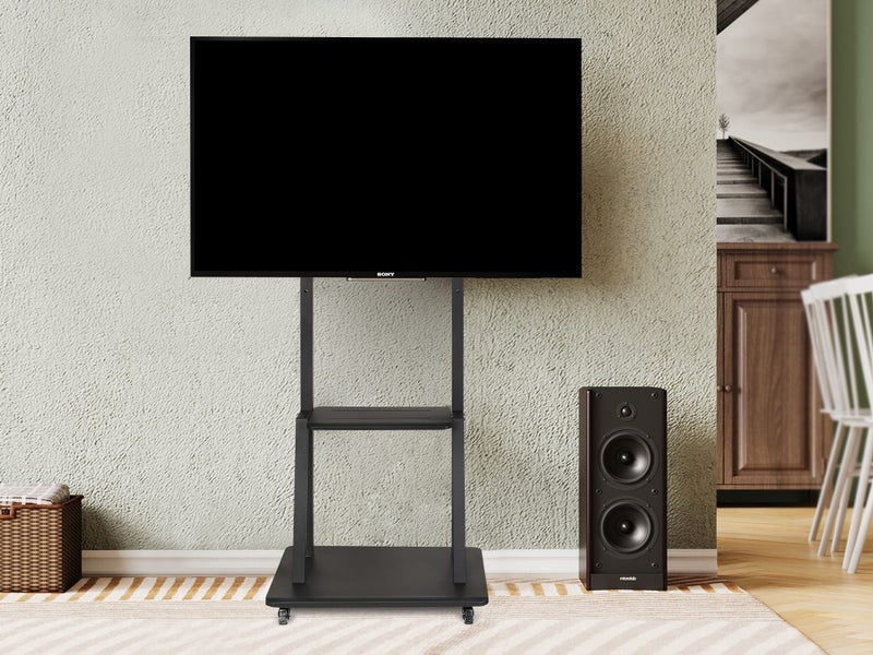 TV Stand TV Bracket with Wheels Carousel 1