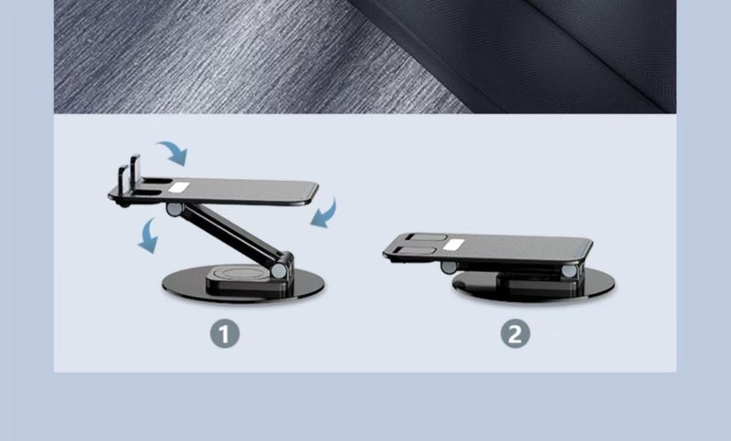 Clearance! Foldable 360° Phone & Tablet Desk Holder Stand #AE122 Carousel 5