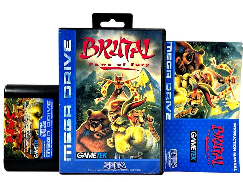 Brutal Paws of Fury (Sega Mega Drive - PAL) *MINT COMPLETE* Carousel 1