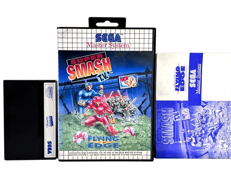 SUPER SMASH TV (Sega Master System) *MINT COMPLETE* Carousel 1