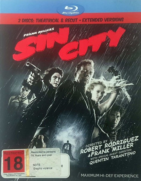 Sin City - 2 Disc Theatrical & Recut Extended Version - 2005 (Blu Ray) Carousel 1