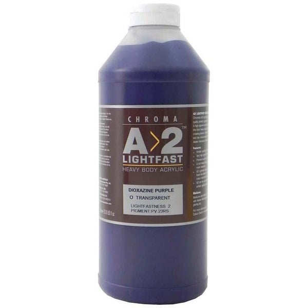 A2 Lightfast Heavybody Acrylic 1 Litre Dioxazine Purple Carousel 1