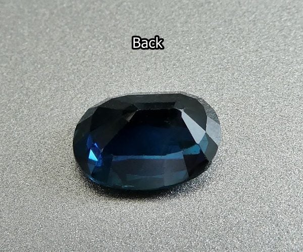1.02CT SPLENDID OVAL CUT 100% NATURAL DEEP BLUE SAPPHIRE Carousel 3