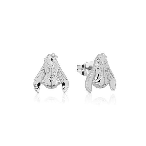 Disney Couture Kingdom - Winnie the Pooh - Eeyore Stud Earrings White Gold Carousel 1
