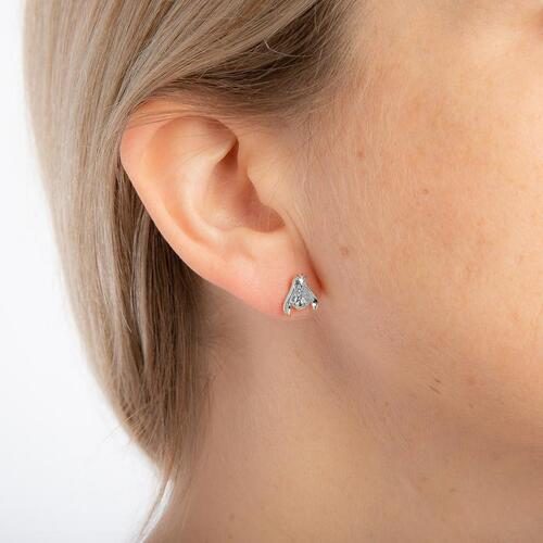 Disney Couture Kingdom - Winnie the Pooh - Eeyore Stud Earrings White Gold Carousel 2