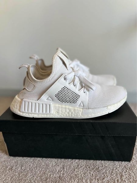 Refurbished Adidas NMD_XR1 Triple White Sneakers US 5 Carousel 2