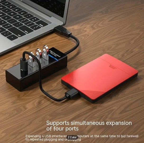 Sales! USB 3.0 Hub - 5Gbps High Speed, 4-Port Splitter for Maximum Connectivity! Carousel 7