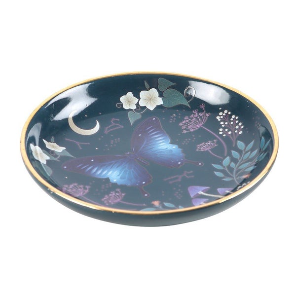 Round Midnight Moth Trinket Dish Carousel 2