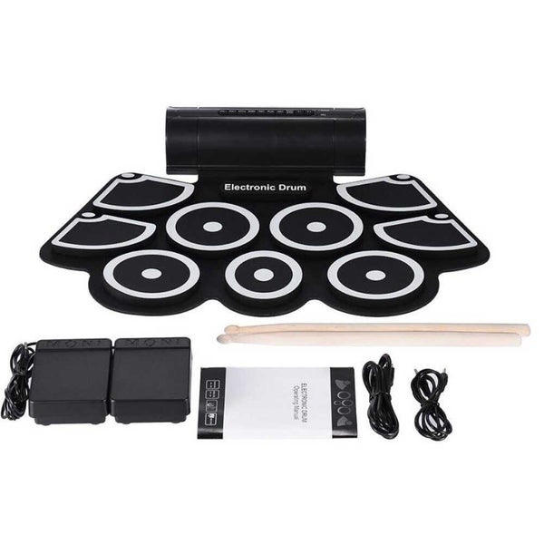 New Electronic Roll Up Drum Kit, USB MIDI With Built-in Speakers Afterpay Carousel 10