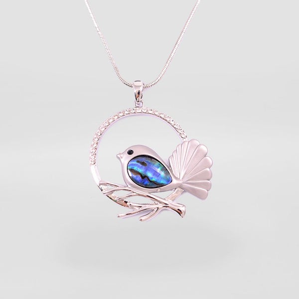 Paua 'Fantail' Pendant Carousel 1
