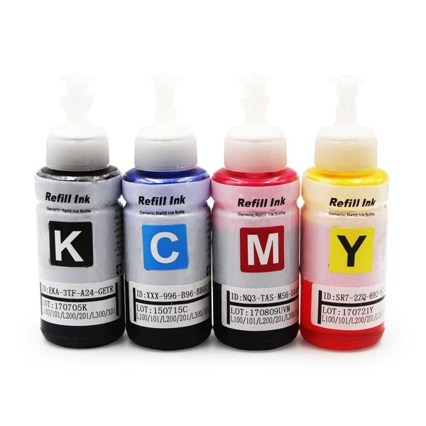 Compatible EPSON Eco Tank ink Refill Bottles for Ciss Ink Tank Ink Bottle Carousel 8