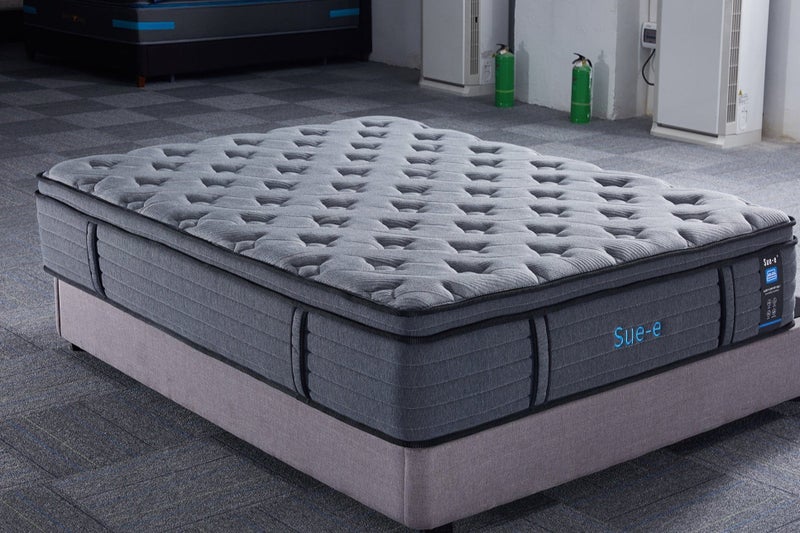 'Comfortably' 7 zones pocket spring mattress with memory foam Queen Size63612135159427111