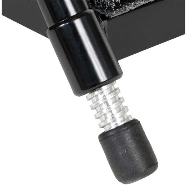 Fluteline Large Footrest - Black Frame With Grey Carpet - Board Size 450mm x Carousel 3
