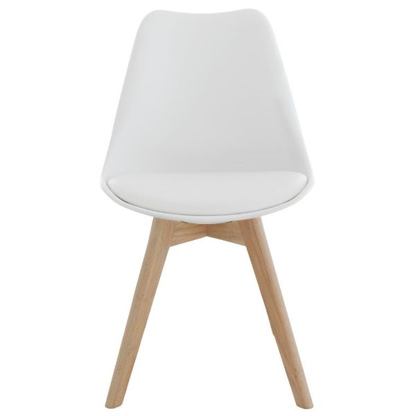 White Dining Chair x 4 Carousel 2