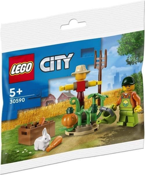 $1 RESERVE LEGO 30590 City Farm Scarecrow Polybag Carousel 1
