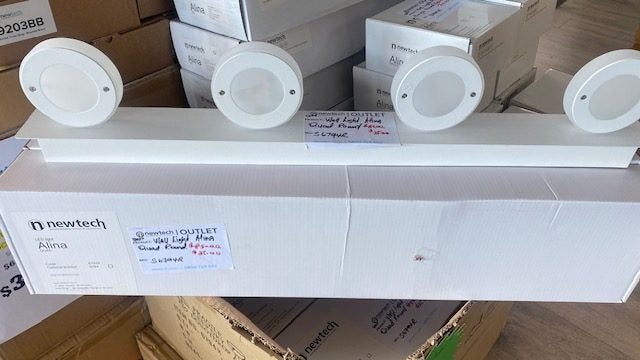 WALL LIGHT ALIMA QUAD ROUND - 12W WALL MOUNT Carousel 1