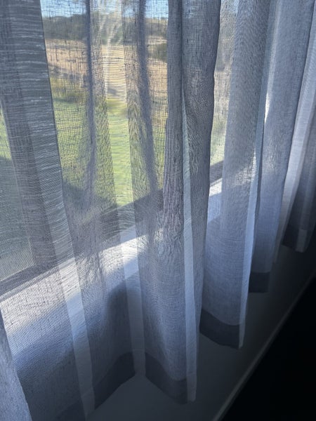 Sheer curtains and track Carousel 2
