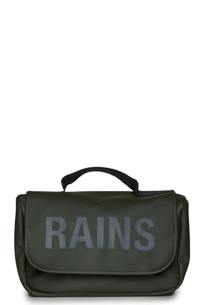 Rains Texel Wash Bag Green Carousel 1