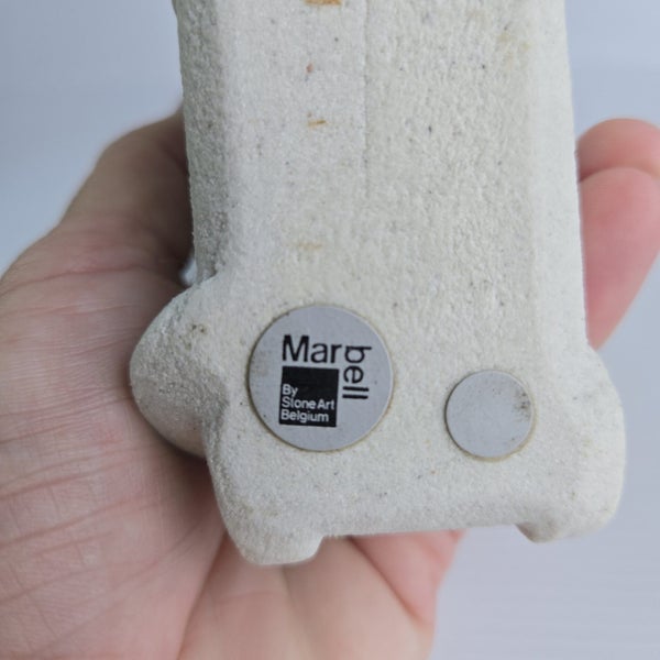 Marbell Stone Art Belgium Siblings on Scooter Figurine 1970-198063002898076545113