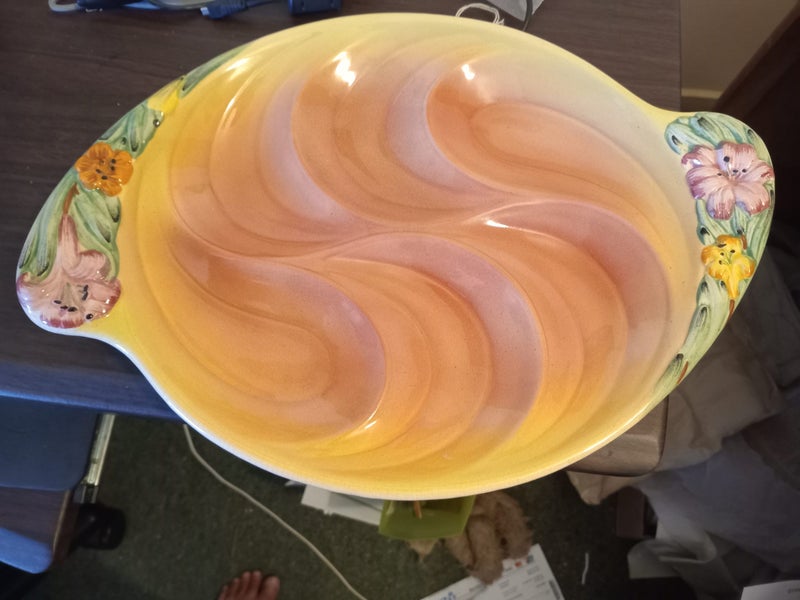 LARGE SHORTER & SONS ART DECO PLATTER Carousel 2