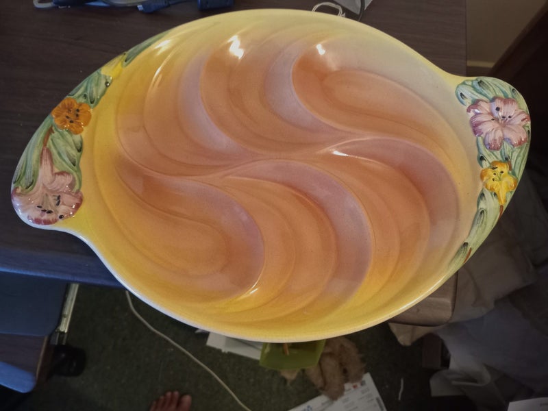 LARGE SHORTER & SONS ART DECO PLATTER Carousel 1