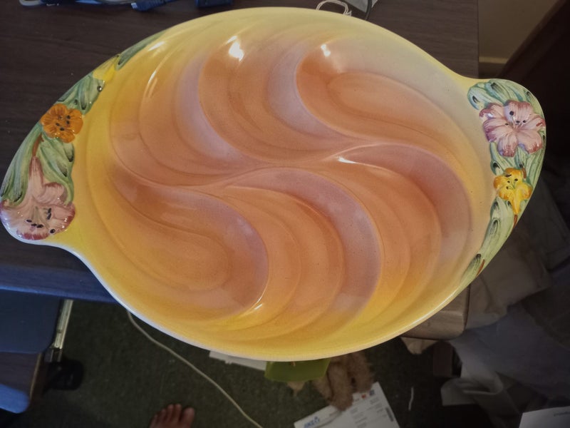 LARGE SHORTER & SONS ART DECO PLATTER Carousel 3