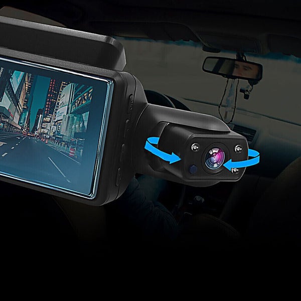 Front & Inside 3-inch Dual Lens Full HD Car DVR Dash Camera for Cars, Carousel 10