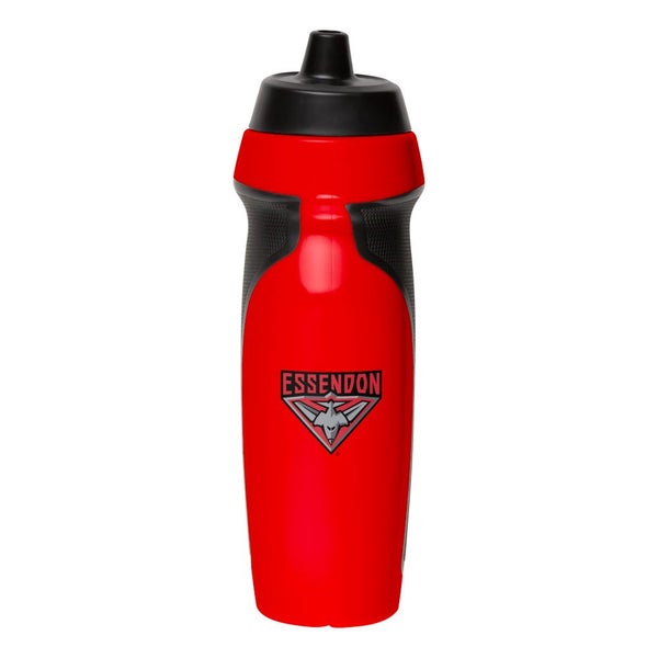 Essendon Bombers AFL 2025 Sports Drink Water Bottle with Rubber Grip Carousel 1