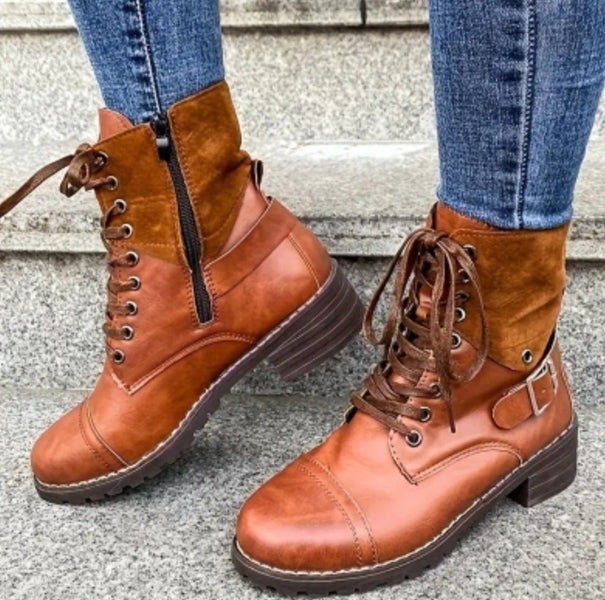 SALE Womens Size 8 (True to size) Vintage Western Vintage Boots Vegan Leather Carousel 1