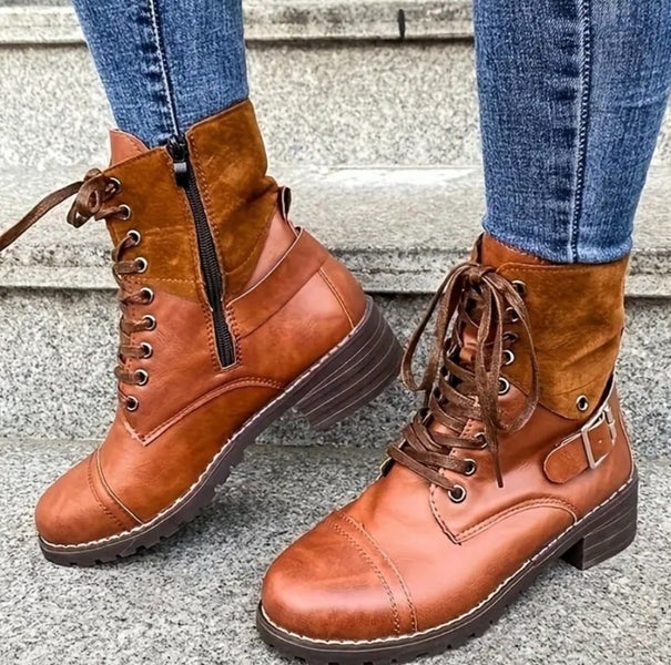 SALE Womens Size 8 (True to size) Vintage Western Vintage Boots Vegan Leather Carousel 4