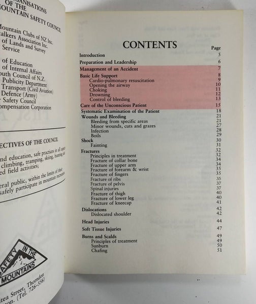Mountain Safety Manual 14 - Outdoor First Aid - PB - Excellent Carousel 2